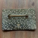 Vintage Floral Enamel Brooch Vintage Red Photo 1