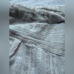 Anthropologie  Hei Hei Beach Bound Linen Pull On White and Metallic Pants Photo 5