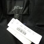J.Crew NWT Petite 2011 Icon Trench in Black Cotton Double-Breasted Coat 0P Photo 7