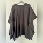 Cherish Women’s M/L Poncho Black Top Photo 3