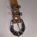 Vintage Elephant Concho Belt Women Size S Antique Western Country Boho Y2K Brown Photo 1