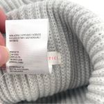 Anthropologie Daily Practice by  Sport Club Ribbed Light Gray Beanie Hat Photo 5