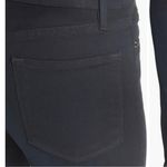 frame denim Frame Le High Byxbee‎ Fringe Hem Black Skinny Jeans Size 25 Photo 5