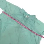 Hayden Los Angeles Sheer Turquoise Blouse Photo 10