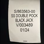 Old Navy Black Double Pocket Midi Dress Notched Collar Cap Sleeve Photo 6