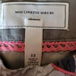 Anthropologie MOULINETTE SOEURS BOTANICAL FLORAL PRINTED 100% SILK SHEATH LINED DRESS 12 Photo 14