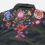 Johnny Was NWT Margot Collared Tunic in Forest Camouflage Camo Corduroy Dress S Photo 7