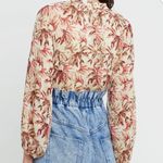 Kourt Women’s Floral Print Santos Top Beige Medium Multiple Photo 2