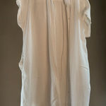 Universal Threads Universal Thread White Swim Coverup with Long Sleeves Photo 0