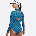 Nike NWT Serena Williams Design Crew Long-sleeve Bodysuit Blue Photo 2