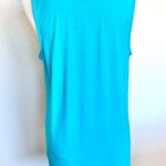 Maison Jules NWOT Teal Sleeveless Blouse Photo 4