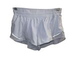 Lululemon ✨ Hotty Hot Low-Rise Lined Short 4" Pastel Blue Sz 8✨ Photo 9