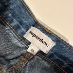 superdown kathleen denim short in stone wash Photo 5