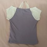 Urban Outfitters BDG Purple and White Lace Trim Top Photo 3