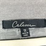 Calessa Houndstooth Flare Bell Sleeve Top Size 1X V Photo 4