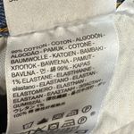 Levi's Jeans 26 White Oak Cone DEnim Medium Wash Raw Hem Button Pink Dyed Skinny Photo 11