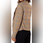 Petal and Pup  Michaela Tan Plaid Blazer Jacket NWOT Size S Photo 2