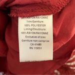 Gentle Fawn  Lace Trim Cross Back Medium Red Photo 5