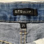 sts blue ‎ Distressed Denim Shorts Frayed Denim Jean Shorts Size 25 Thrashed Photo 2