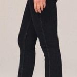 Abercrombie & Fitch Split Hem Jeans Sz 25 Black Denim Skinny High Rise Photo 1