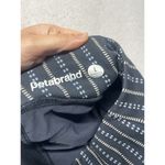 Betabrand  Pull On Straight Leg Yoga Dress Pant Petite Large Navy Striped Elastic Photo 1