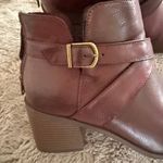 Frye & Co Womens Booties Pembrooke Redwood Stacked Heel Boots Size 11 EUC Photo 2