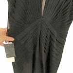 Sue Wong  Black Beaded Sleeveless Cocktail Dress Size 6 Photo 8