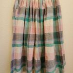 Vintage 1980s Pink ILGWU Made In USA Wool Plaid Kilt Pleated Skirt Size 7 Photo 3