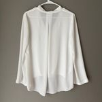 BCBGMAXAZRIA sz XS white career blouse Photo 6