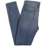 Hudson Jeans Hudson Blair Jeans 24 High Rise Skinny in Dot Wash Raw Hem NWT Medium Wash Photo 4