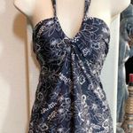 Converse Like new  charcoal gray and silver Tankini top. Sz S Photo 0