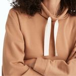 Madewell  MWL Ribbed Funnelneck Sweatshirt Neutral Earthen Clay XL Cozy Casual Photo 1