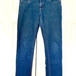 None Blue Women's Distressed Straight Leg Jeans Size 9 Photo 1