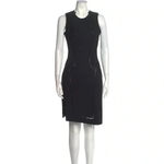 Helmut Lang 631  Leather Sleeveless Dress Size 4 Color Black Photo 1