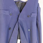 J.Crew NWT  365 Double Breasted Navy Blue Blazer Suit Jacket Size 00 Photo 4