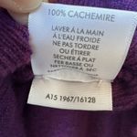 White + Warren‎ Purple Cashmere Sweater Cowl Neck Size Large Long Tunic Luxe Photo 6