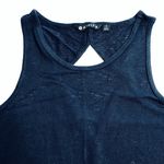 Athleta Breezy Tank Cutout Navy Blue Photo 2