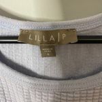 Lilla P Tie Waist Tank Dress Clearwater Waffle Small Excellent Condition Blue Photo 9