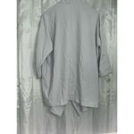 Madison Open Front Blazer Size 3x. Silvery Gray. Full Sleeve With Tie back Photo 5