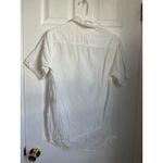 Imogene and Willie XS Celeste 100% Cotton Short Sleeve Button Shirt White Photo 4