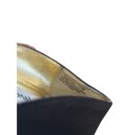 Vintage Y2K Black Pointed Toe Heel Floral Rhinestone Embellished Size 10 Photo 4