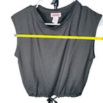 Madrag black sleeveless banded waist shirt size medium Photo 2