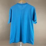 Gildan NEW Heavy Duty Women's Large Embroidered Virginia VA Aqua Blue Tee Shirt Photo 1
