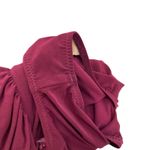 Norma Kamali  Diana Gown One Shoulder Bodysuit Ruched Plus Maroon Size Small Photo 12