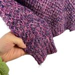 Anthropologie Raga Rita Sweater Purple Metallic Knit Crewneck Size X-Small XS Photo 6