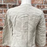 DKNY Off-white fall linen-blend jacket / 0 / Excellent condition Photo 10