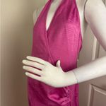 Meshki  pink halter maxi dress with slit Size Small. #339 Photo 7