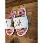 Rae Dunn  USA Woman’s Slippers Size Medium 7-8 NEW MSRP $38 Photo 1