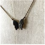 Rhinestone butterfly dainty pendant necklace Photo 9
