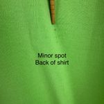 Quacker Factory  Sz XL Sequin Front Elbow Sleeve V Neck T Shirt‎ Green Photo 5